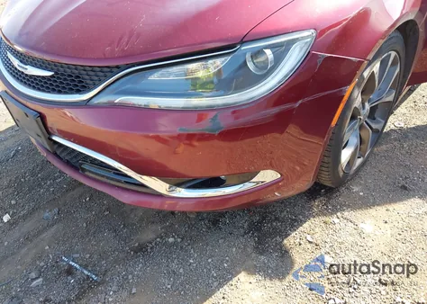 2015 Chrysler 200 C из США, поврежденный, VIN 1C3CCCCB3FN520731